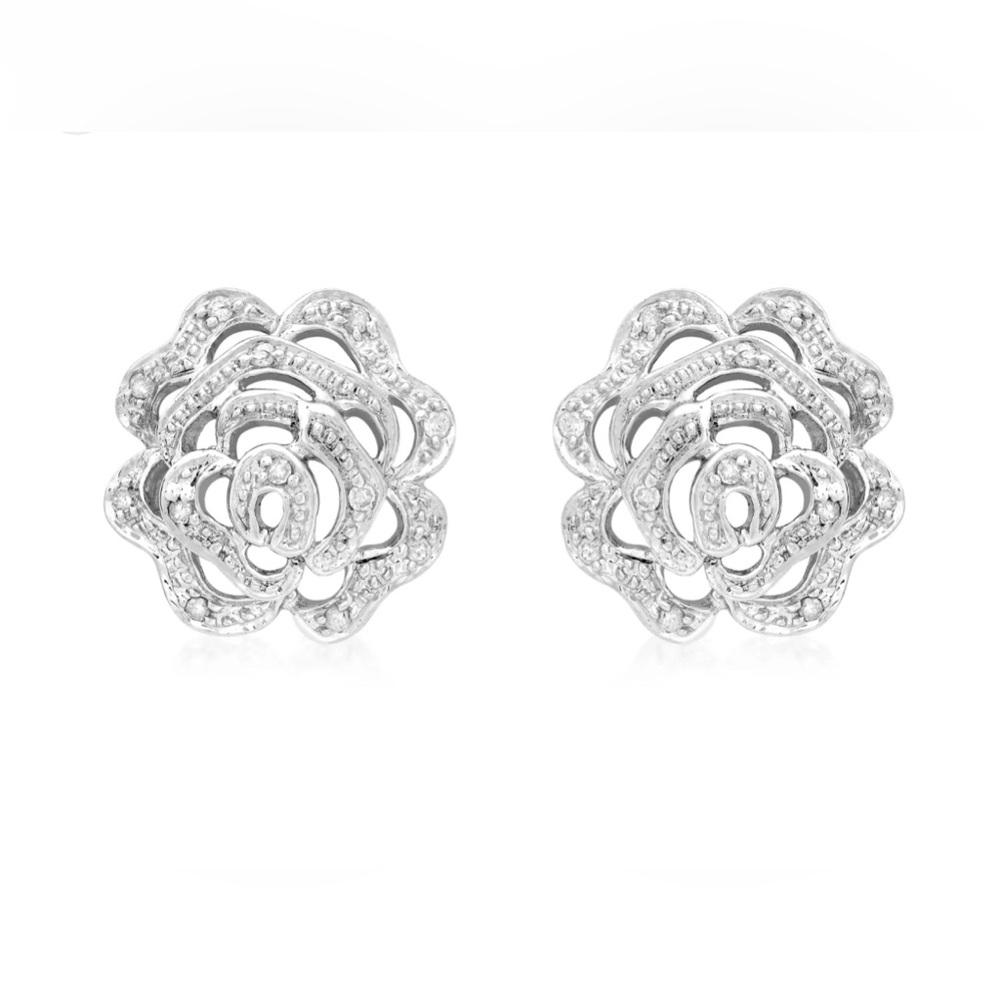 Rose Diamond Studs